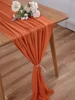 Sage Green Chiffon Table Runner Romantic Boho Table Runner For Wedding Birthday Party Bridal Valentine's Day Table Decoration 3