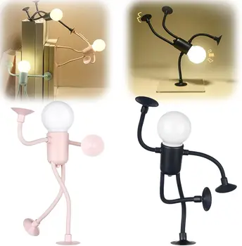 Funny DIY Shape Night Lights Button Battery Desk Lamp For Bedroom Bathroom Night Light Hallway Kitchen Christmas Decor Light New 2