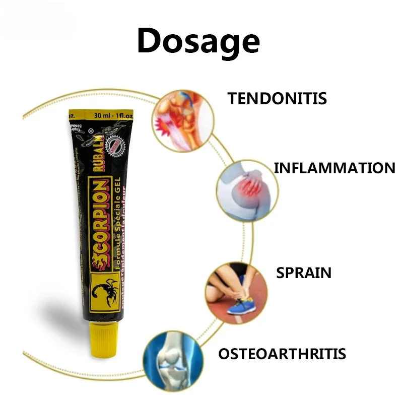 Scorpion Ointment Strong Efficient Relieve Muscle Pain Cream Neuralgia Rheumatism Arthritis Treatment Tratamiento De Relajaci&oacute;n pain analgesic cream