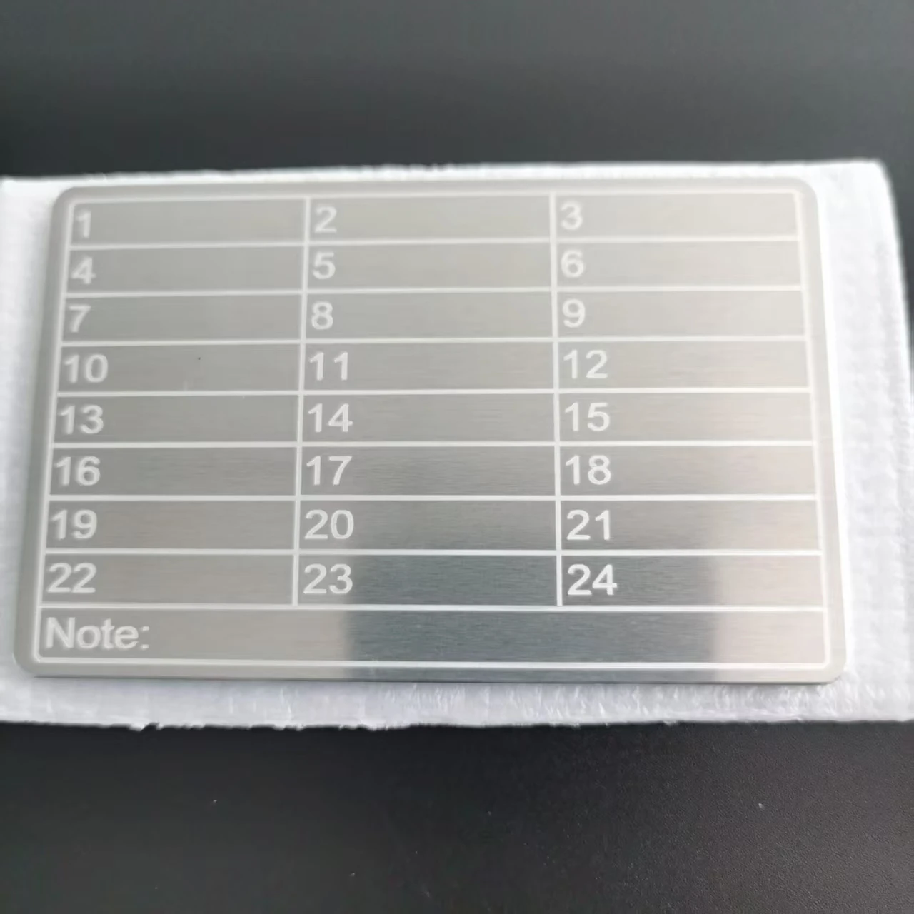 Premium Aluminum Alloy Cryptocurrency Codebook with Metal Marker Pen for Secure Password Storage