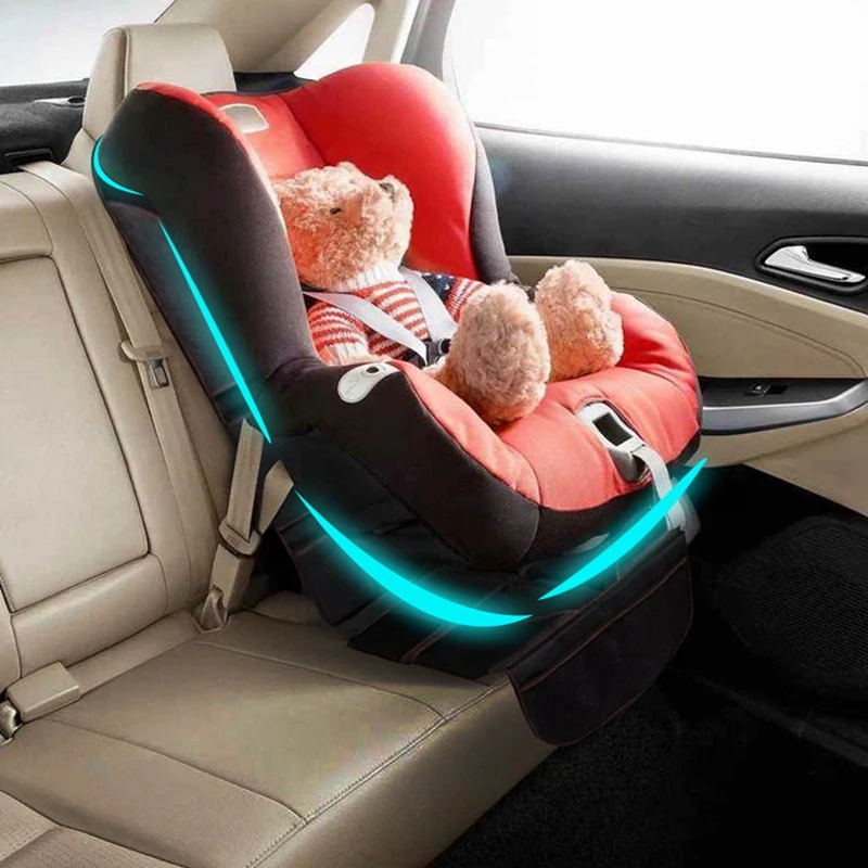 Univerzální dítě bezpečnosti Seat antikluzké proti poškrábání rohož vycpávky vodotěsný auto Seat ochranný obal for-baby kůzle ochrana Seat