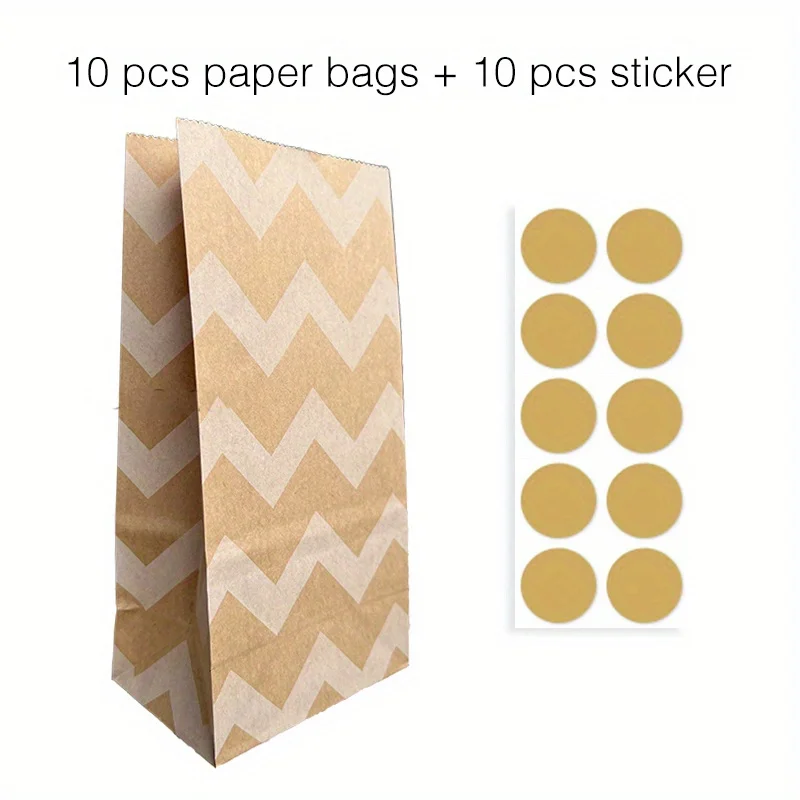 Vibrant Assorted Stand-Up Favor Bags with Stickers - Ideal