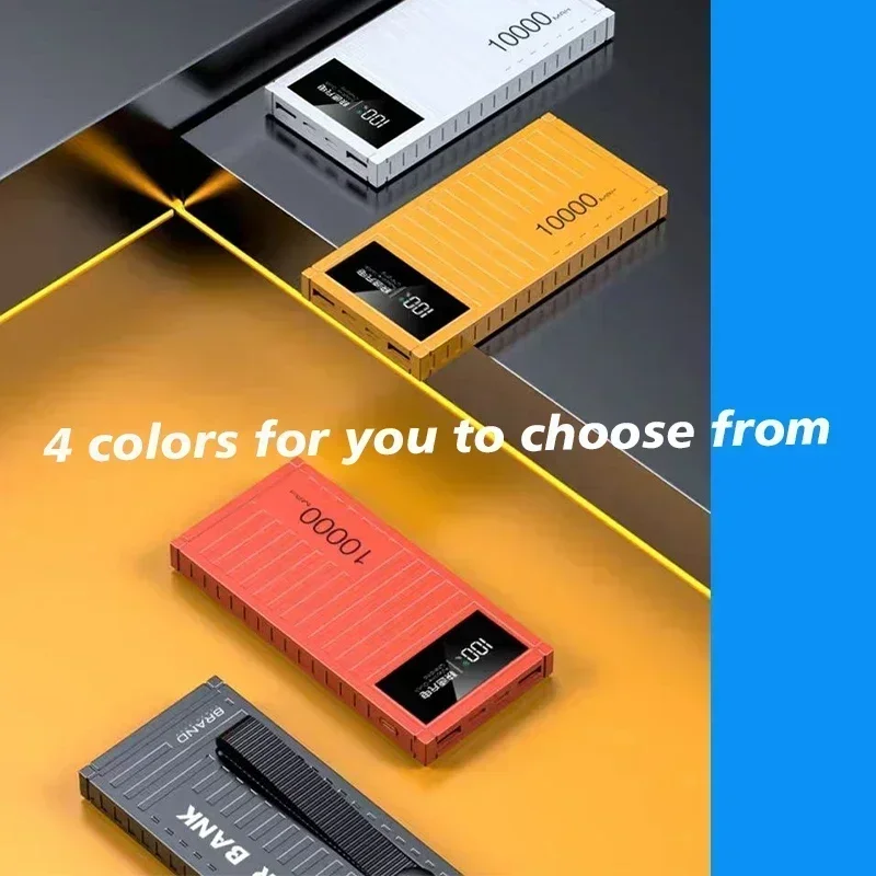 50000mAh Ultra New Power Bank Thin Large Capacity Lightweight Fast Charging Durable Container Mobile Power Supply 3