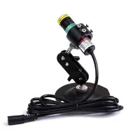 18X65mm Adjustable 520nm 10/30/50/80mw Green Line/Dot/Cross Laser Diode Module W/ 5V Adapter & Holder 2