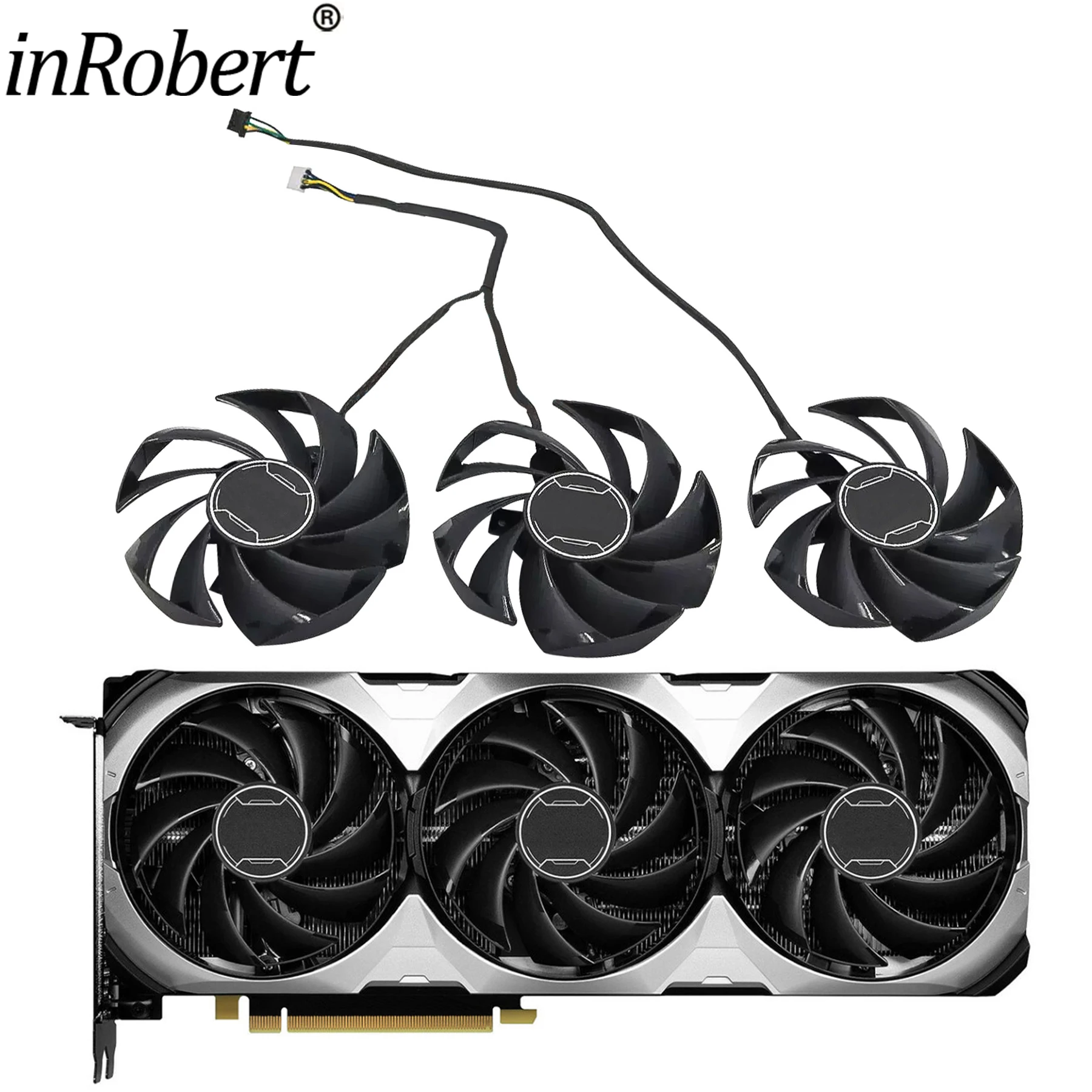 Scheda Video Ventola 87Mm Rtx4060 Rtx4060Ti Per Msi Geforce Rtx 4060 Ti 4060 Ventus 3X Scheda Grafica Sostitutiva Ventola Gpu