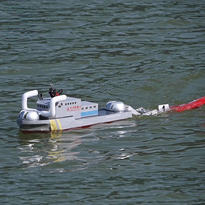 Remote Control Ship Model Clover Rotatable Camera Salvage 2 Finished Ship Model 7596 with Motor 5