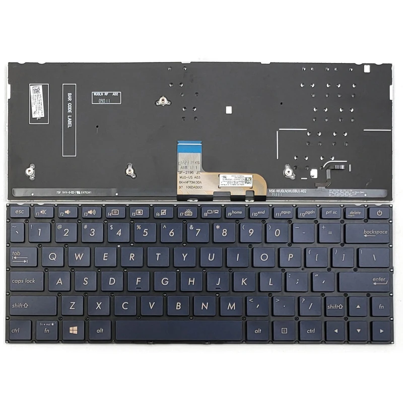 

Новинка для Asus ZenBook UX333 UX333F UX333FA UX333FA-AB77 UX333FA-DH51 UX333FN Клавиатура для ноутбука с подсветкой US