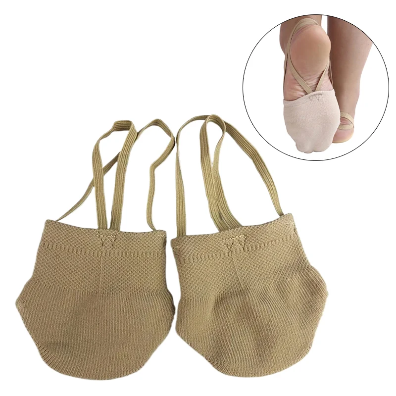Rhythmic Gymnastics Soft Half Socks Art Gym Dance Shoes Professional Competition Sole Socks Protect Foot Elastic