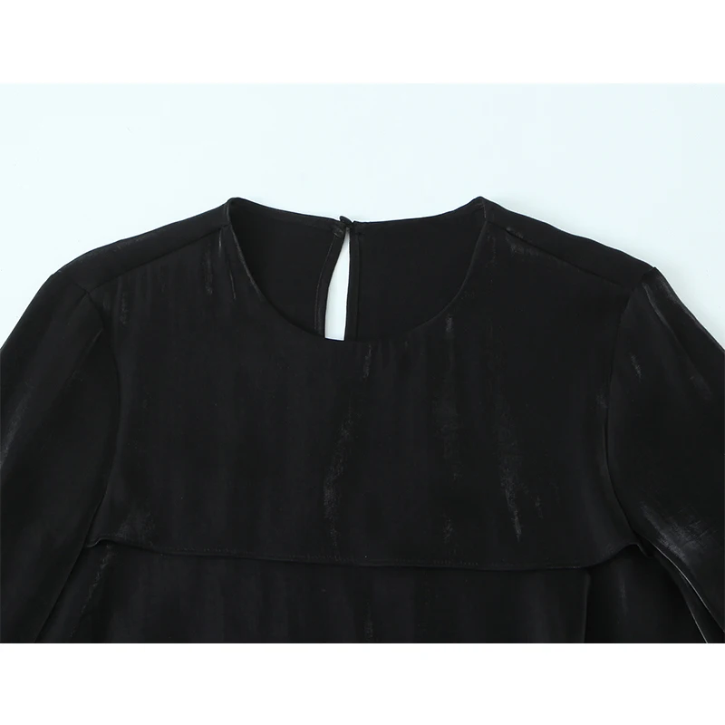 Women's Blouse Top Spring Autumn New Long-Sleeve Layered Decorative Loose Shirts And Blouses Top Casual Fashion Versatile Style