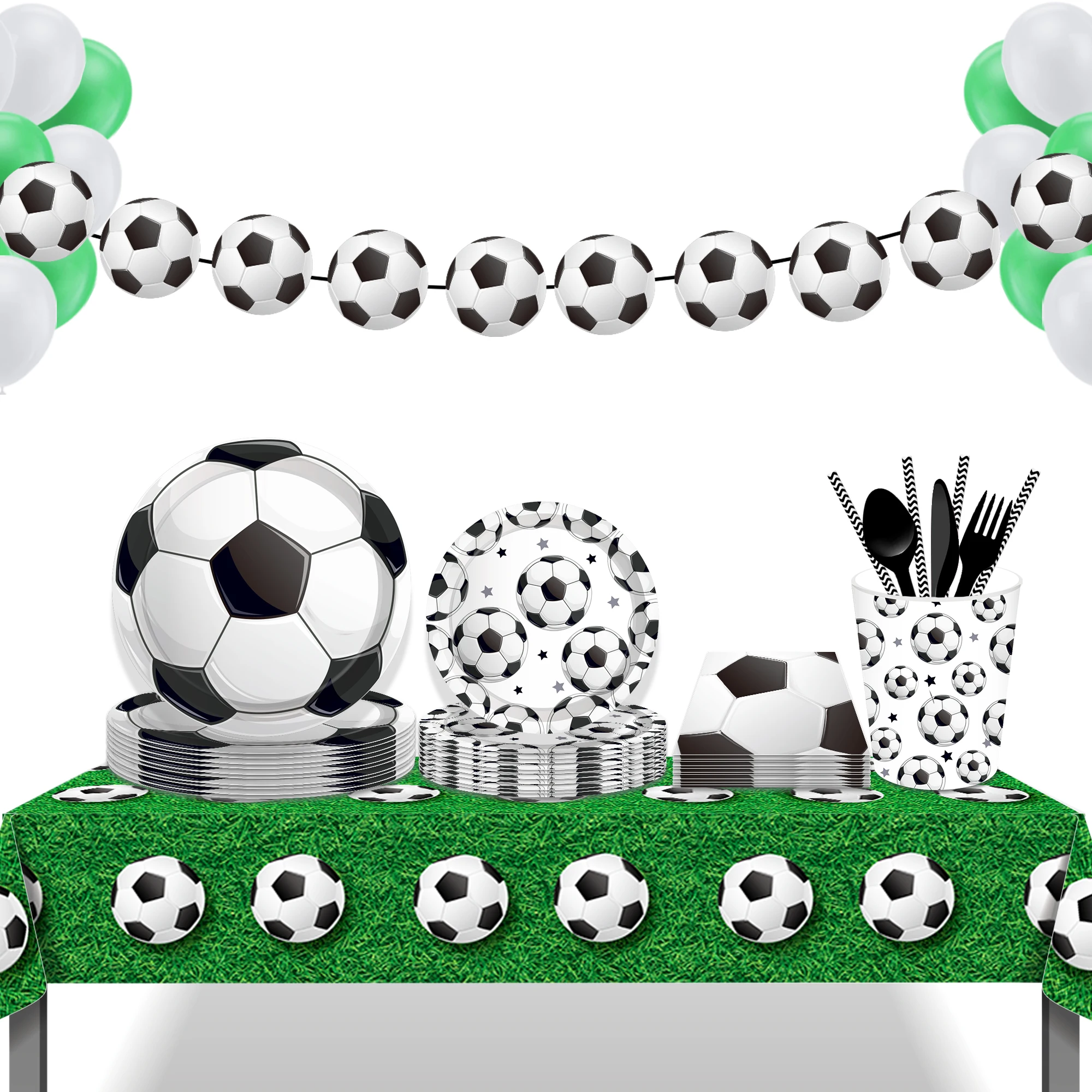 축구 스포츠 축구 게임 파티 일회용 식탁보, 어린이 생일 테이블 커버 장식, 베이비 샤워 파티, 캠핑 매트 용품