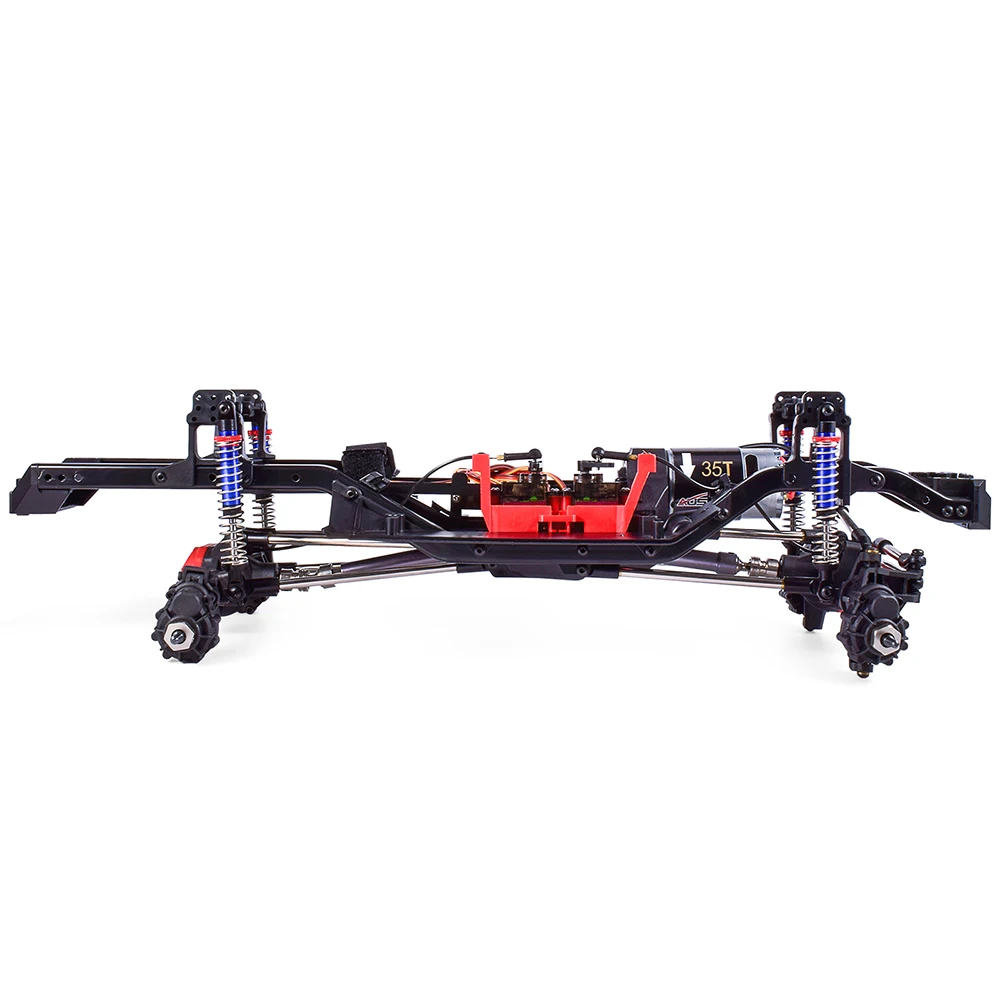 AUSTARHOBBY 1/10 RC카, 2 단 변속기 섀시 프레임, AXIAL SCX10 II 90046 90047 RC 클라이밍 오프로드 카, 313mm