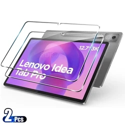 Premium Tempered Glass Screen Protector for 12.7 Inch Tablets - 2 Pack, Anti - Scratch HD Film (2PCS - Idea Tab Pro)