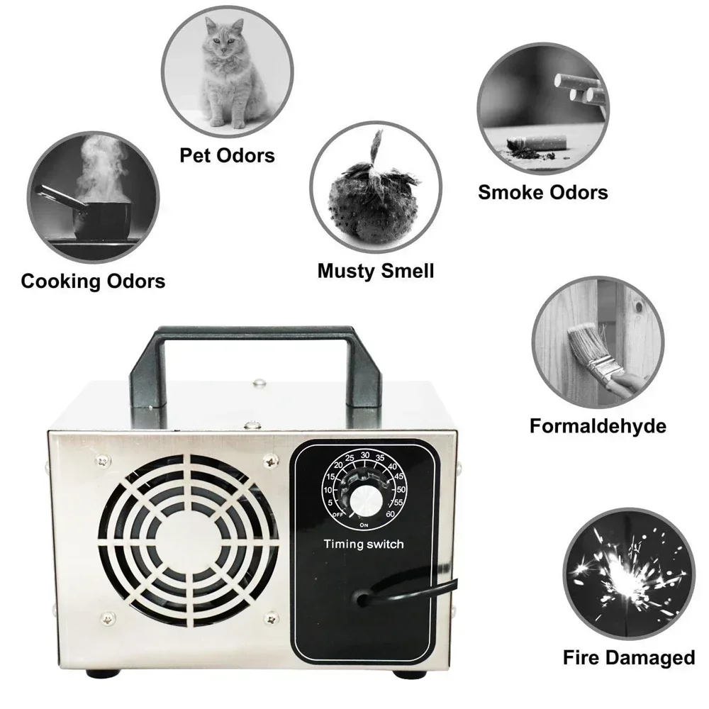 Description Picture 6 of itemOzone Generator 220v 60g Ozonizer Air Purifier Home Cleaner Treatment Ozono Remove Formaldehyde