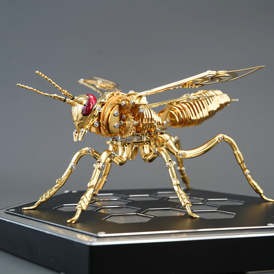 Large 3D Metal Wasp Puzzle Assembly Model