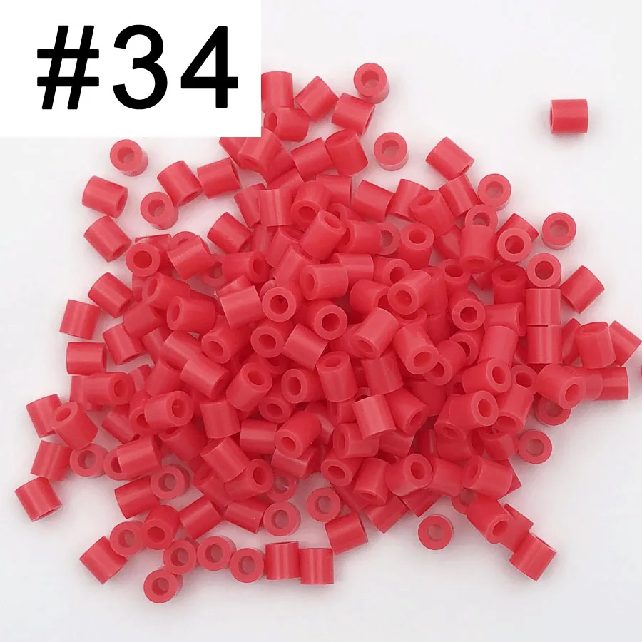 5mm 1000PCS Assorted Colored Hama Beads for Kids DIY Pixel Art and Puzzles