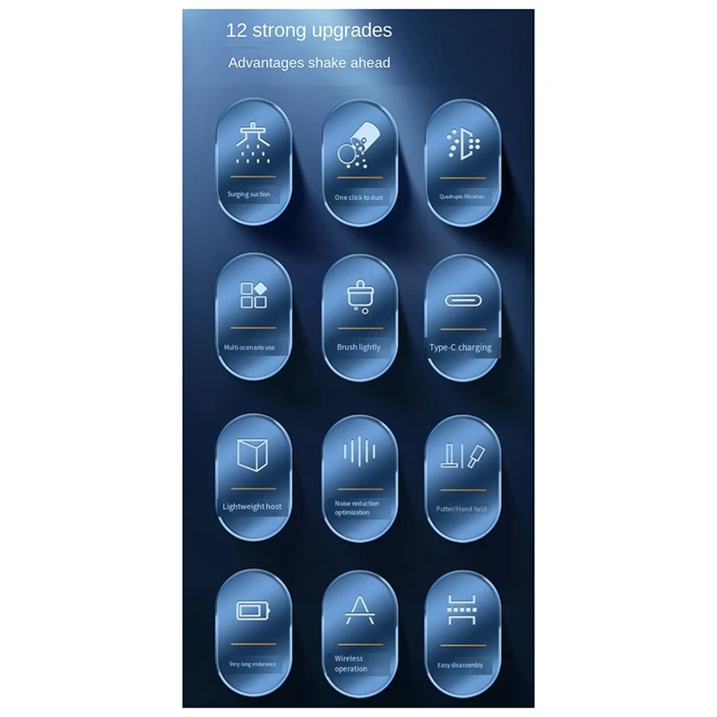 USB 충전 자동차 가정용 진공 청소기, 소형 자동차, 고출력, 강력한 청소