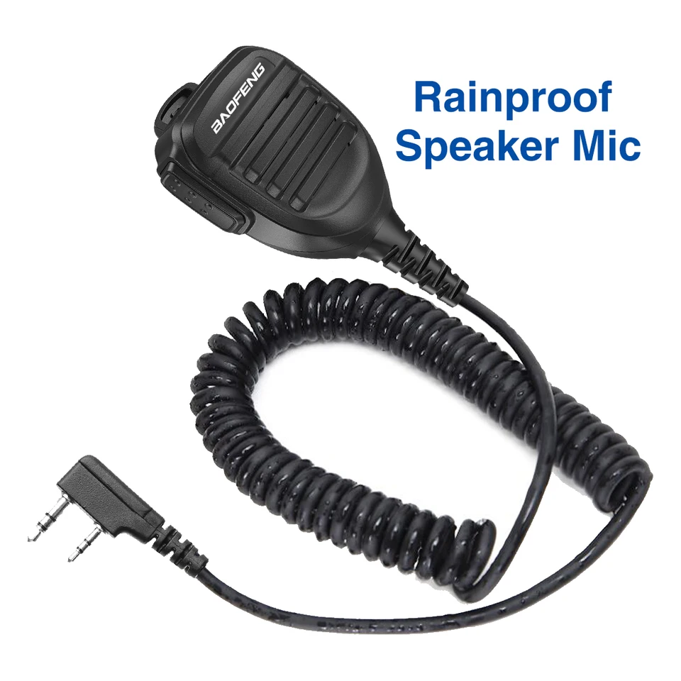 Waterproof Baofeng Walkie Talkie Speaker Microphone