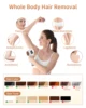IPL Hair Removal Laser 999999 Flashes 3 in 1 Permanent Painless Epilator Whole Body Treament at Home Hair Remover For Men Women 6