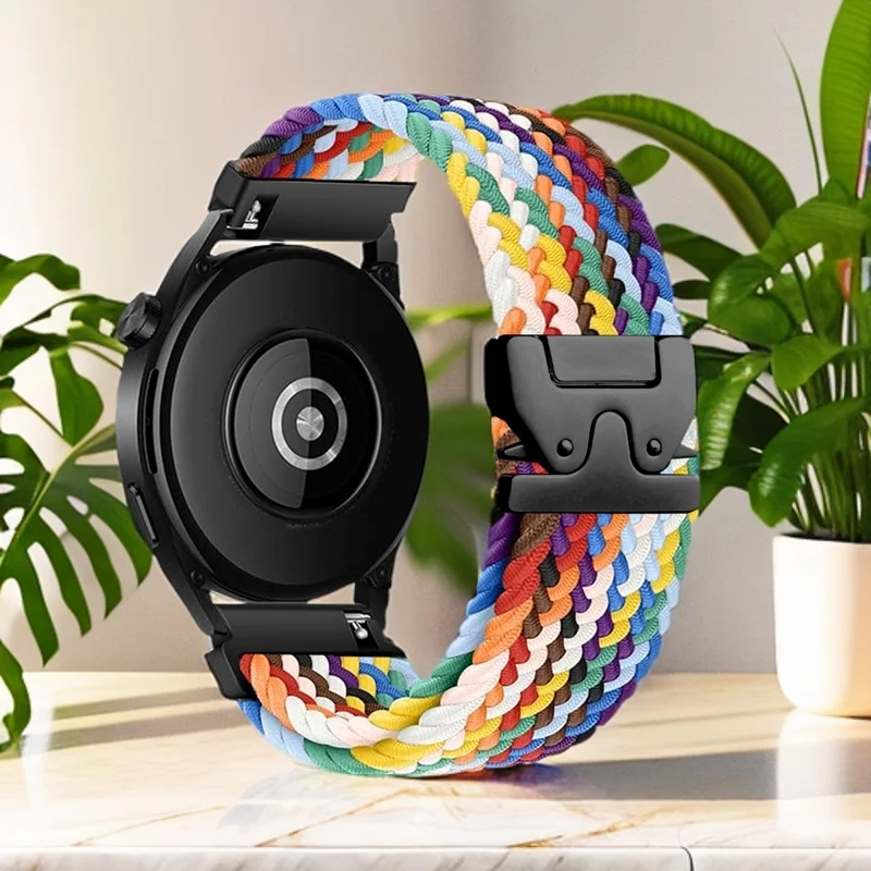 Braided Parachute Style Buckle Watch Band in Multiple Sizes