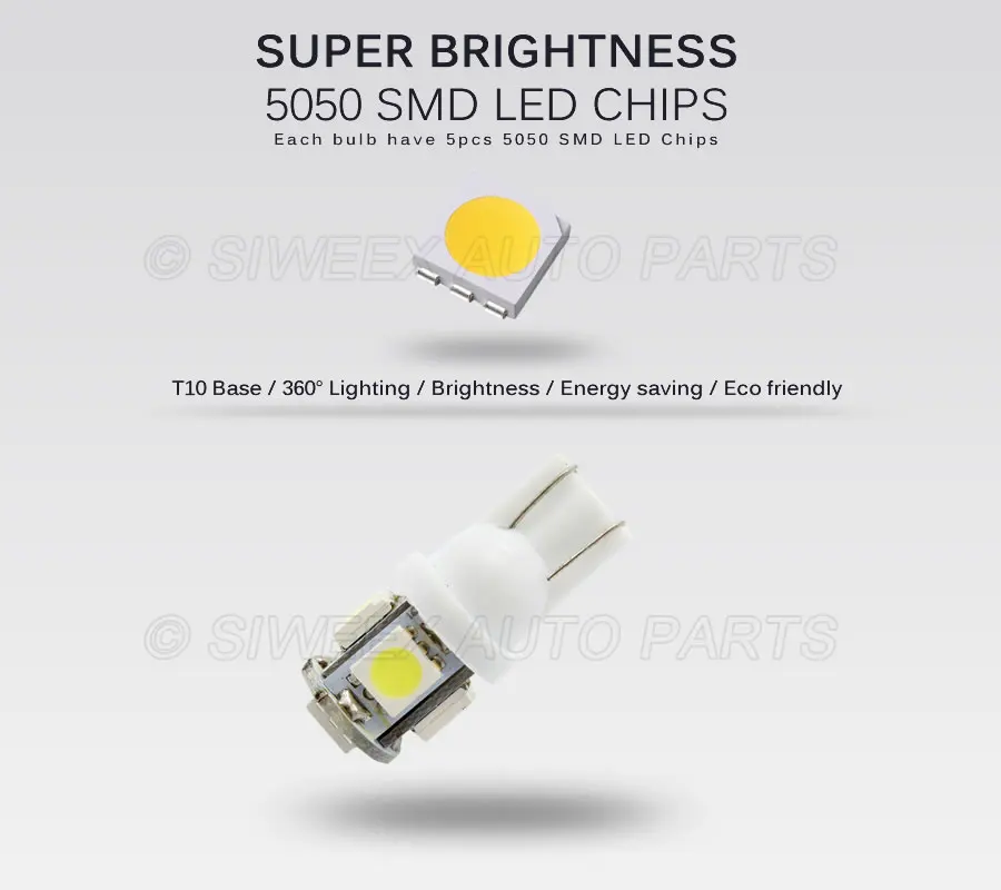 194 168  ڵ ׸   ,  ȭƮ Ʈ ڵ ȣ , W5W T10 LED , DC 24V 5050 5SMD, 10 
