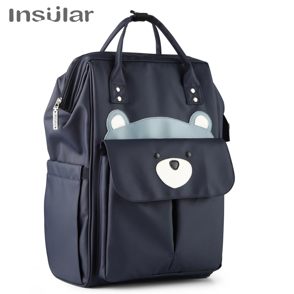 

Insular Cartoon Design Diaper Bag Nappy Backpack Waterproof Mommy Maternity Nursing Bag Large Capacity Travel Stroller Bag