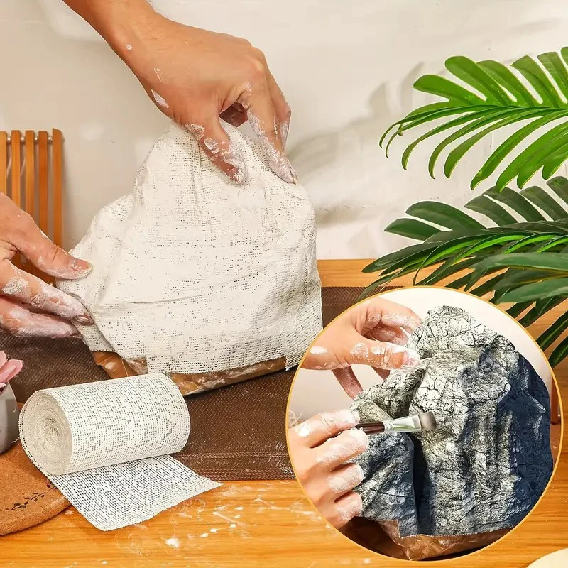 1Roll Plaster Cloth Roll BandagesCast Orthopedic Tape Cloth Gauze Muscle Tape First Aid Protective Bracket Health Pottery Supply