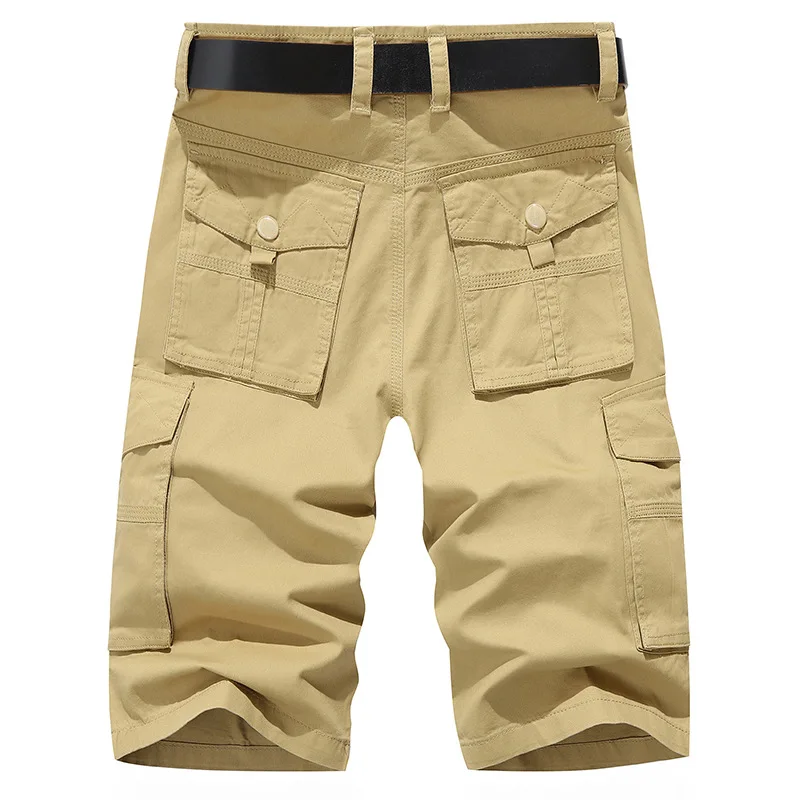 

Summer Cotton Shorts Multi-Pocket bermuda masculina Hunting Fishing Military Men Cargo Shorts Men Classic Tactical Shorts MY726
