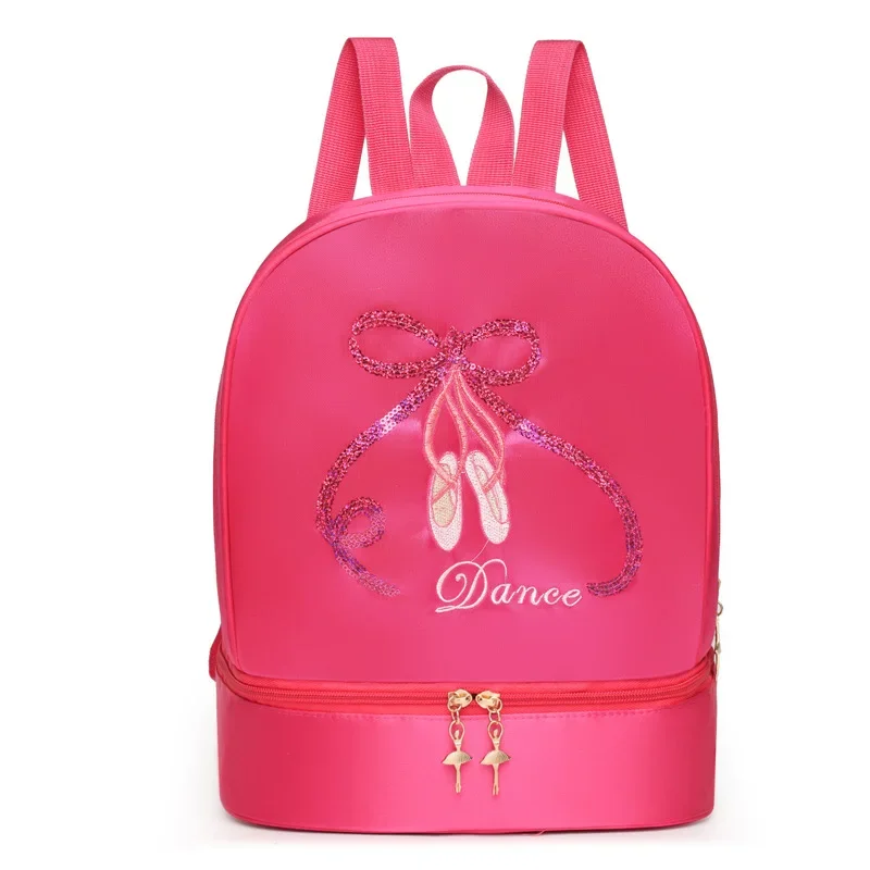 Kids Lightweight Sequins Backpack for Latin Ballet Dance School