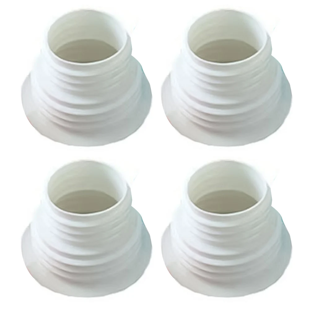 4pcs Drain Pipe Hose Silicone Plug Wash Machine Pipe Connector Tools Bathroom Drain Sealing Plug Sewer Accessories