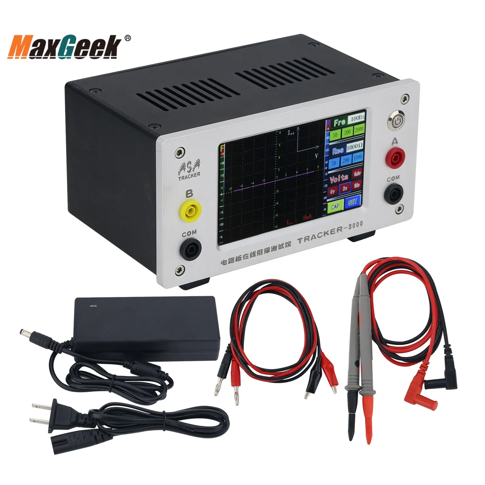 Maxgeek TRACKER3000 Circuit Board Tester VI Curve Tester Testing Tool