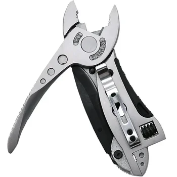 Multitool Pliers Pocket Knife Screwdriver Set Kit Adjustable Wrench Jaw Spanner Repair Outdoor Camping Survival Multi Tools 1