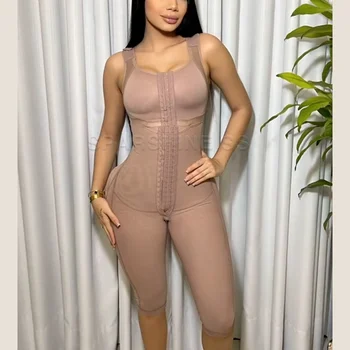 Fajas Colombianas 여성용 압축 바디 셰이퍼, 교정 거들 배 제어 후 지방 흡입, BBL 슬리밍 허리 보정속옷