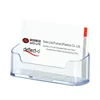 1 Pcs Clear Desk Shelf Box Storage Display Stand Acrylic Plastic Transparent Desktop Business Card Holder Place Card Holder 2