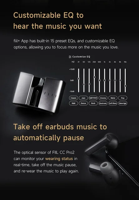 Global Version FIIL CC Pro2 Wireless Earbuds Noise