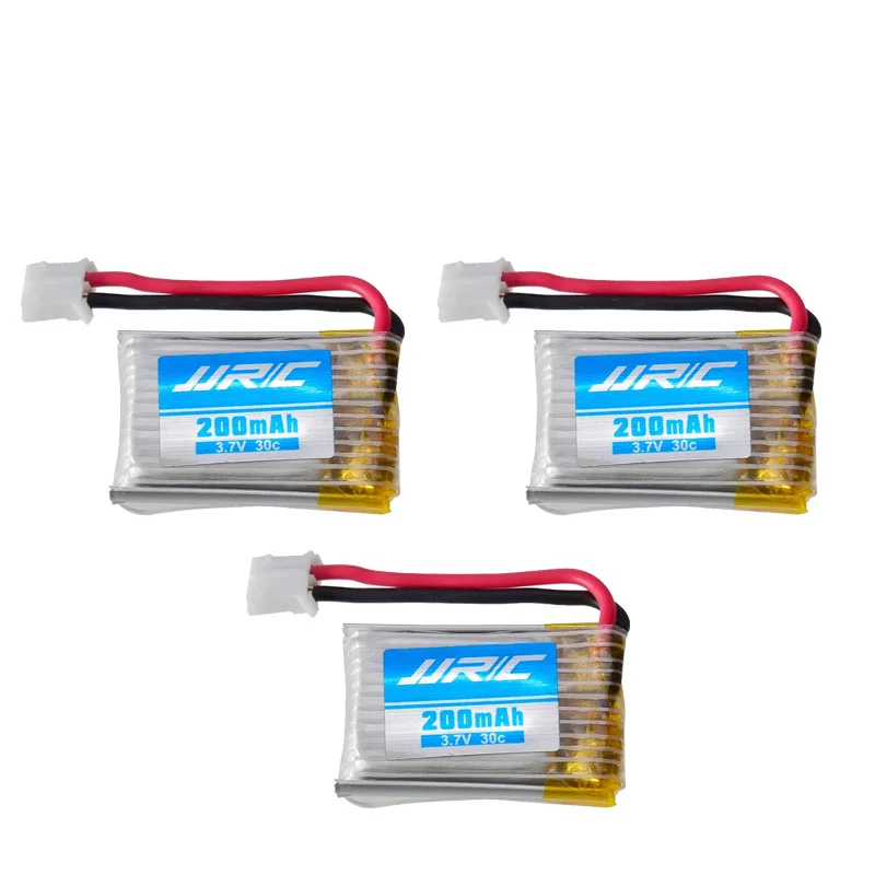 Batterie LIPO 3.7V 200mAh 30C pour JJRC H36 E010 Mini Drone