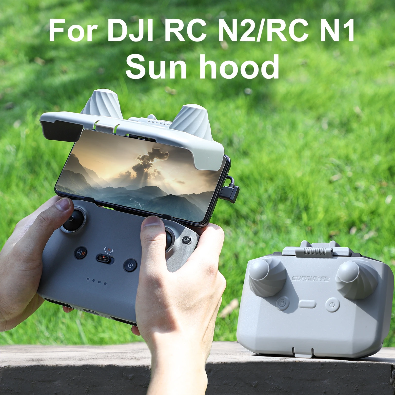 

2 в 1 защита для экрана Sunhood для RC N2/RC N1 бленда для пульта дистанционного управления DJI /Mini 4 Pro/AIR 3