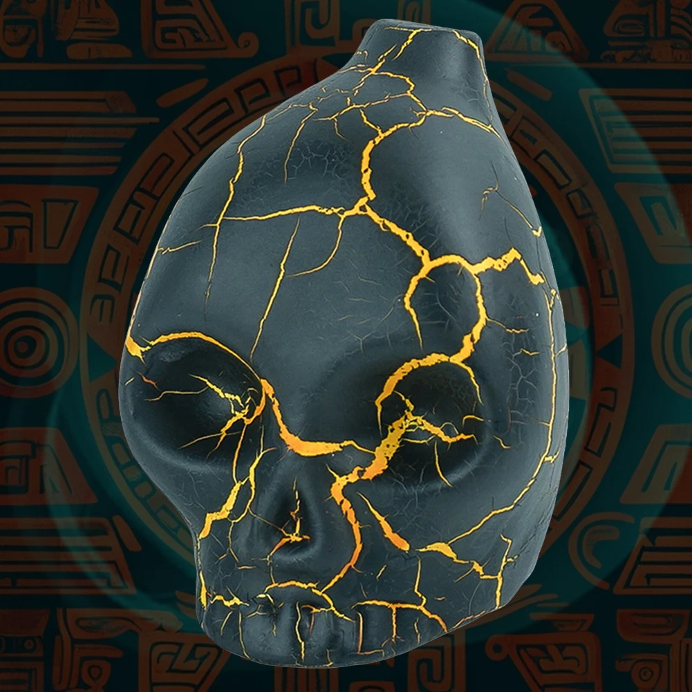 Halloween Prank Aztec War Whistle Ceramic Spooky Aztec Death Whistle Loud Scream Skull Scream