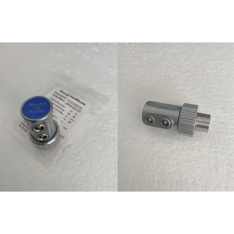 F10 10mm 1MHz/2MHz/4MHz/5MHz, Dual Straight Beam Probe Transducer