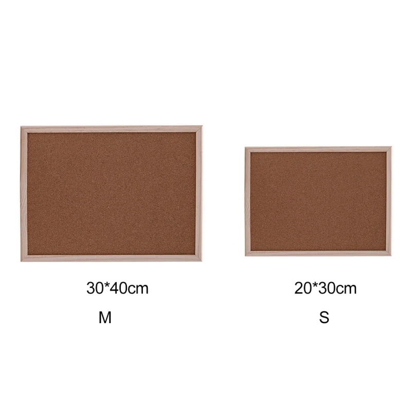 Wall Hang Message Boards Cork Board Decoration Dormitory Soft Wooden Letter Pins Message Board Background Photo Wall Plate Decor