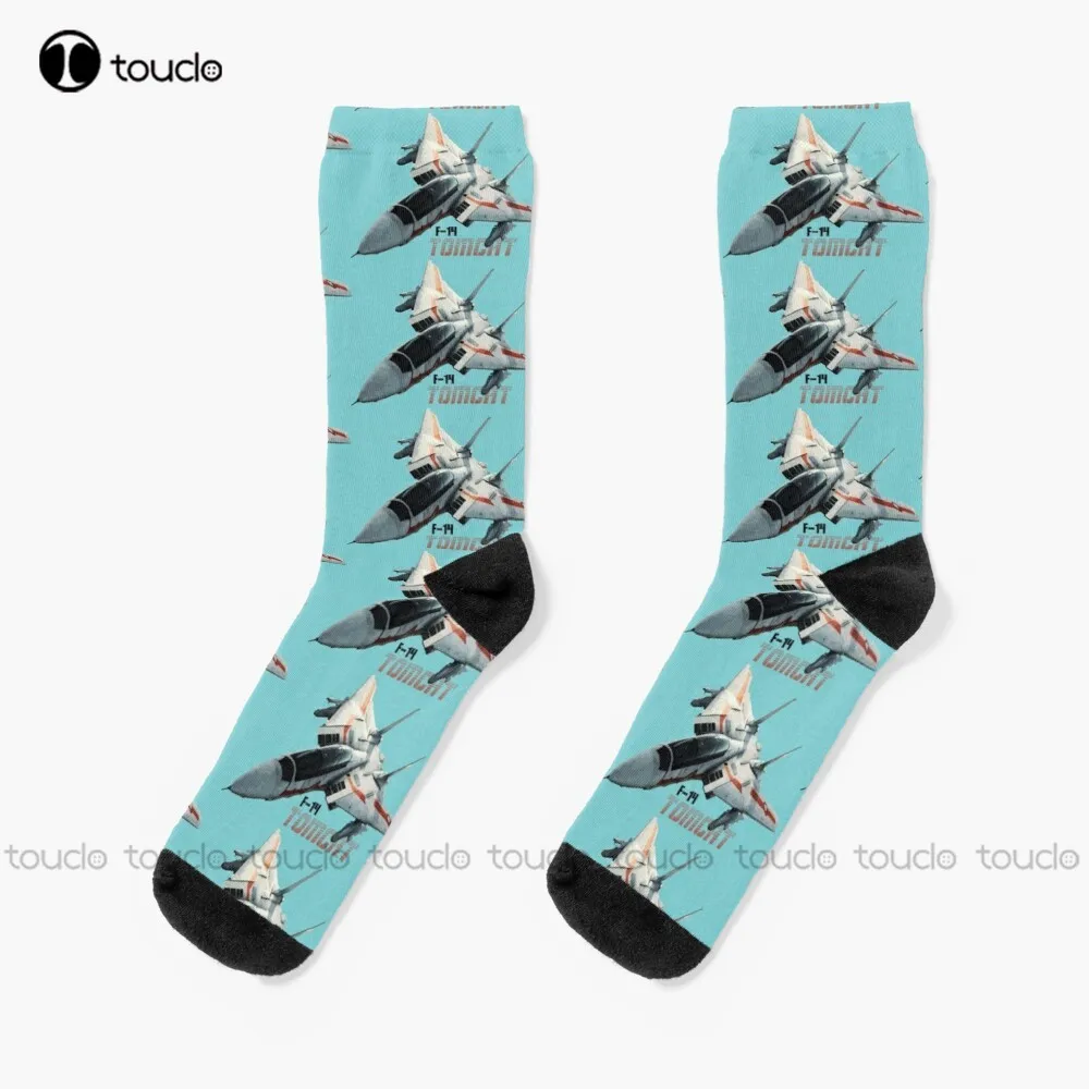 

Grumman F-14 Tomcat Fighter Jet Aircraft Socks Girls White Socks Personalized Custom Unisex Adult Teen Youth Socks New Popular