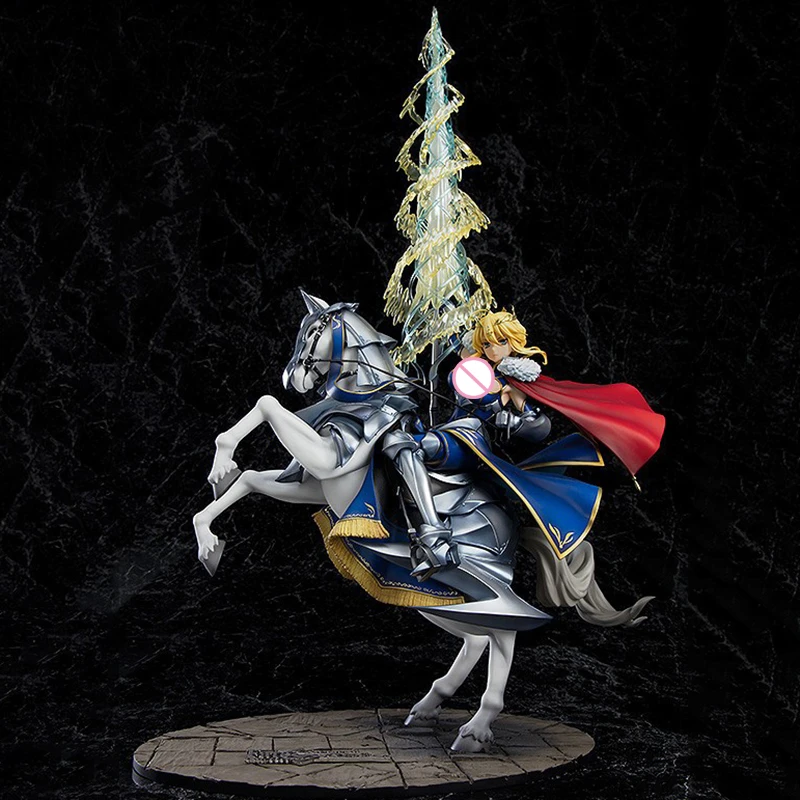 

45cm Anime Fate/stay Pendragon(Lancer) Action Figure PVC Saber 1/8 Mount Lancer Collection Model Dolls Toy for Gift