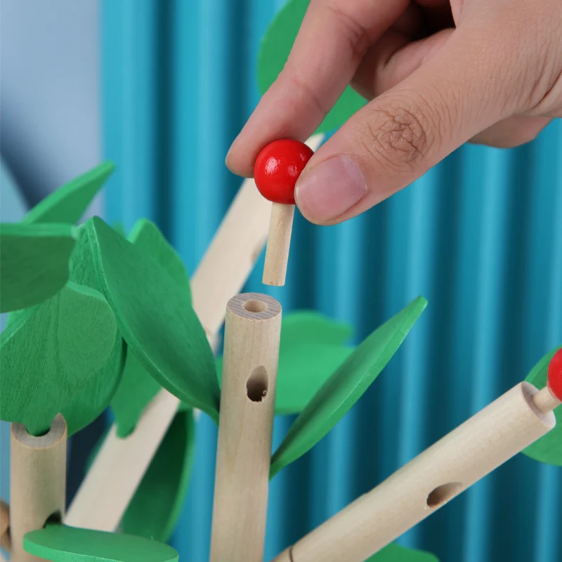 DIY Wooden 3D Puzzles Blocks Assembled Tree Model Jigsaw Puzzle Kids Montessori Games Educational Toys for Children Gift 4
