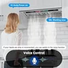 30 Inch Insert Range Hood with Voice/Gesture/Touch Control, 900 CFM Built-in Kitchen Hood Vent with 4 Speed Exhaust Fan 2