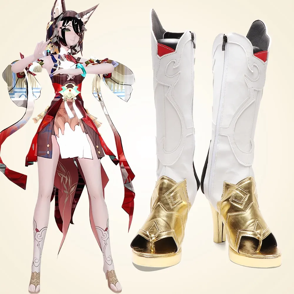 

Game Honkai:Star Rail Tingyun Boots Cosplay Shoes Halloween Aksesori Dibuat Sesuai Pesanan