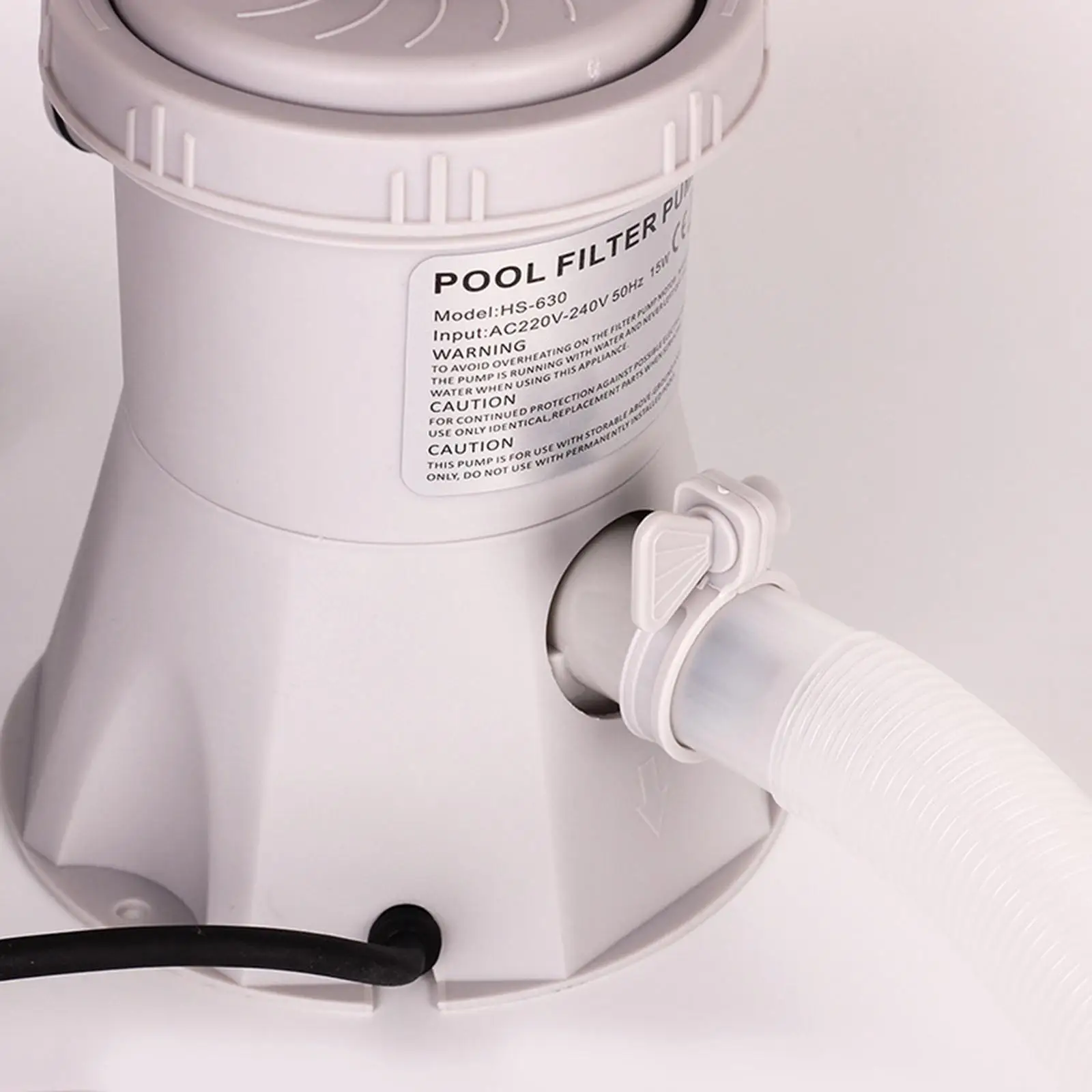 

300GPH Above Ground Swimming Pool Electric Filter Pump Cleaning Tool US Type
