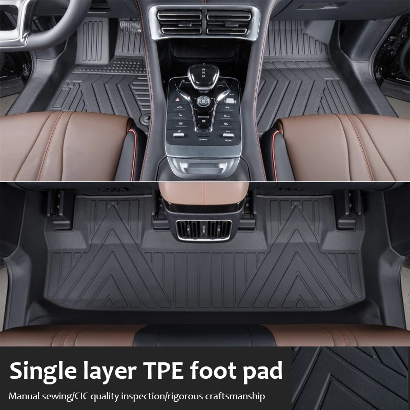 Car TPE Floor Mats For Mercedes Benz EQB X243 2022 2023 2024 Universal  Leather Foot Pads LHD Carpet Rug Cushion Auto Accessories - AliExpress