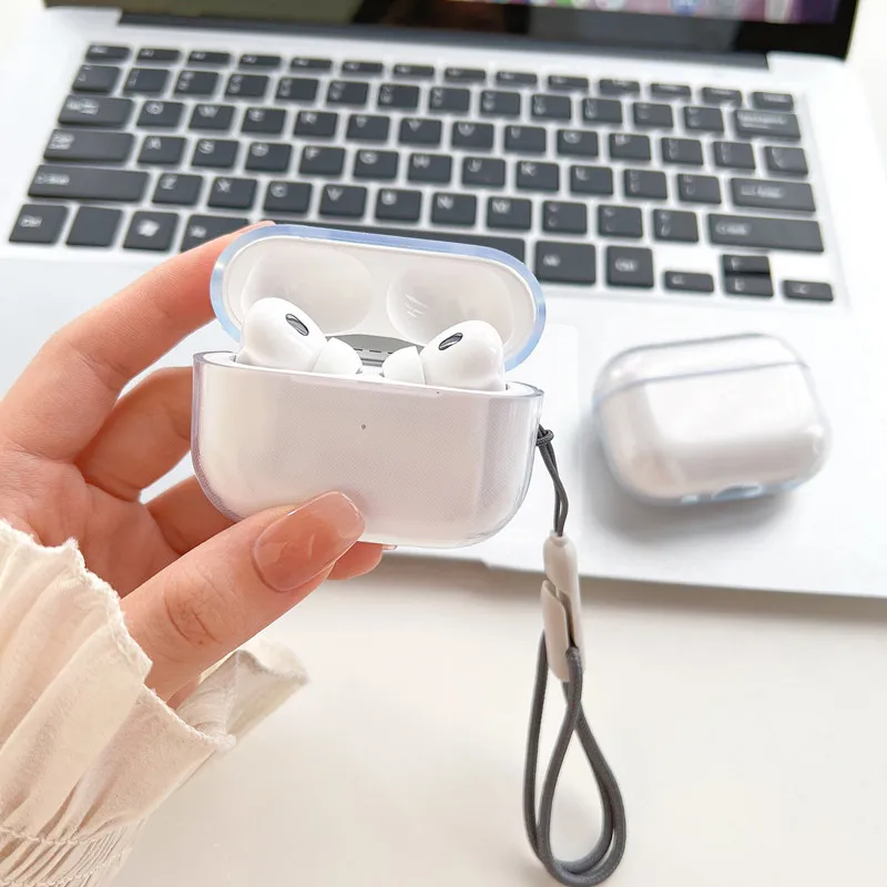 Cover Per Airpods Pro 2 Custodia 5 Accessori Per Auricolari Generacion Tpu Soft Trasparente Airpod Cordino Ufficiale Stile Air Pod Shell