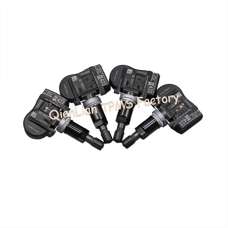 1074812 -00-B Tesla Model 3 모델 S 모델 X 4pcs 433MHz TPMS 타이어 압력 모니터 시스템 용 타이어 압력 센서 107481200 비