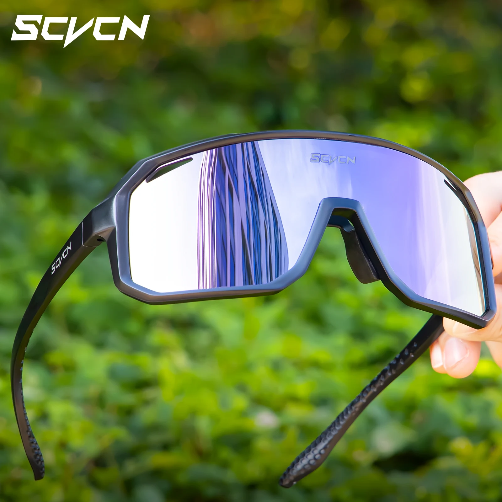 SCVCN Polarized Sports Glasses Polarized Glasses Rock Climbing Glasses UV Protection Glasses for Men