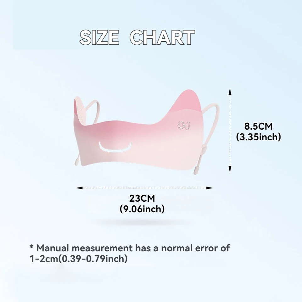 GTUBIKE Summer Ice Silk Mask Breathable Sunscreen Face Scarf Eye Patches Anti-UV Eye Protection Mask Cycling Golf Face Masks